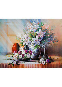 Bộ tranh xếp hình cao cấp 500 mảnh ghép – Hoa Lily