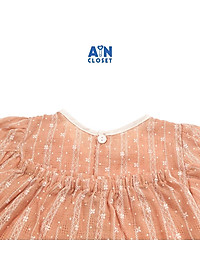 Bộ quần áo lửng bé gái họa tiết Cỏ 4 lá nhí cam cotton boi - AICDBGLXEJUG - AIN Closet