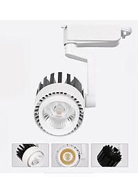 Combo 3 đèn rọi ray + 1 ray 1 mét vỏ trắng DX100 loại chuẩn