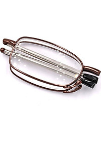 Kính lão gọng xếp 868 màu nâu tròng lão 2 độ_nam