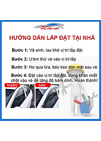 Vè mưa Fadil 2019-2021 chỉ inox cao cấp bảo vệ xe