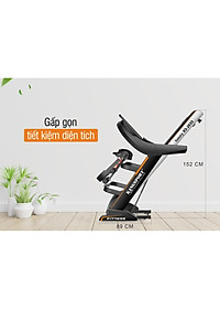 [Miễn phí lắp đặt] Máy chạy bộ KINGSPORT KS-2035 đa năng, thao tác phím cảm ứng, thiết kế sang trọng cứng cáp, kèm đai massage và thanh gập bụng, cân nặng phù hợp từ dưới 90-95kg