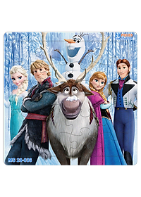 05 bộ tranh xếp hình 20 mảnh size 17x17cm – đồ chơi trí tuệ cho bé từ 2 tuổi – Combo Hoạt hình 1