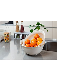 Bộ Thau Rổ Nhựa Cao Cấp Yoko INOCH - Nhựa Cao Cấp Chắc Chắn Sang Trọng, Gọn Gàng, An Toàn Cho Sức Khoẻ