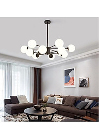 Đèn chùm ALIGA cao cấp hiện đại loại 12 bóng trang trí nội thất sang trọng - Kèm bóng LED chuyên dụng.