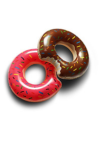 Phao tròn hoạ tiết bánh Donut