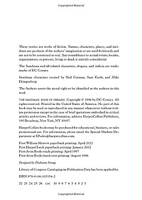 The Sandman Book Of Dreams