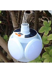 Bóng Đèn Tích Điện 40W , Năng Lượng Mặt Trời 4 Cánh ,Đèn Led Siêu Sáng ,Tiết Kiệm Điện Năng , Chống Nước - HÀNG CHÍNH HÃNG MINIIN