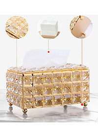 Hộp Đựng Khăn Giấy Pha Lê Sang Trọng Gro-Fa - Chính Hãng