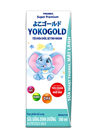 COMBO 24 hộp SỮA BỘT PHA SẴN VINAMILK YOKO GOLD Hộp 180ml