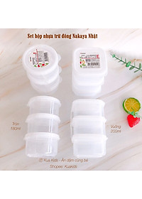 Hộp bảo quản thực phẩm 200ml ( bộ 3 hộp ) - Hàng nội địa Nhật