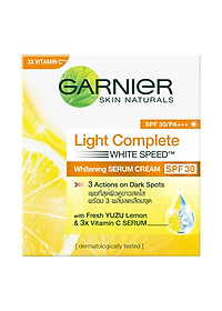 Kem dưỡng serum Garnier sáng da ban ngày và măt nạ ngủ ban đêm Light Complete 50ml 