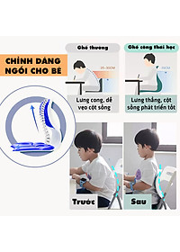 Ghế Công Thái Học Chống Gù, Điều Chỉnh Tư Thế Trẻ Em, Học SInh, Sinh Viên, Văn Phòng Legaxi
