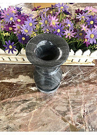 Bình bông, lọ hoa thờ cúng đá cẩm thạch vân đen