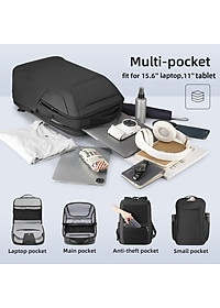 Balo Văn Phòng Nhiều Lớp Chống Nước Chống Trộm Đựng Máy Tính Xách Tay Có Cổng Usb Tiện Dụng Mark Ryden