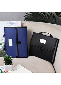 Cặp Đựng Tài Liệu Văn Phòng Phẩm NASI TL1003 nhiều ngăn khổ A4 13 ngăn phân trang tiện lợi tập file đựng lưu trữ hồ sơ văn phòng học sinh sinh viên túi đựng tài liệu nhựa PP cao cấp