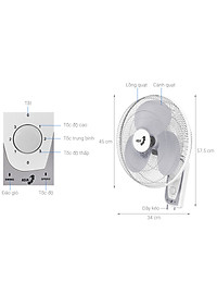 Quạt Treo 2 dây Asia Vina L16018 - Hàng Chính Hãng