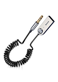 Dây cáp âm thanh USB Blueooth kết nối qua jack 3.5mm phát bluetooth cho loa thường loa xe hơi ô tô Baseus BA01  -  hàng chính hãng