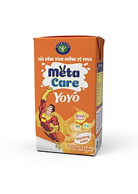 Thùng sữa uống dinh dưỡng vị chua Nutricare Metacare Yoyo (Hương CAM)- tinh anh cao lớn hơn (110ml x 48 hộp)