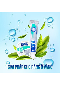 Bột trắng răng, Kem đánh răng trắng răng Eucryl Anh Giúp răng trắng sáng bền lâu , sạch bóng và thơm mát cả nhà - OZ Slim Store -62g/tuýt, 50g/hộp