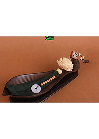 Khánh Liên Hoa Trang Trí Xe Hơi , Dây Treo Sen Gỗ Hoàng Dương Trang Trí Ô Tô