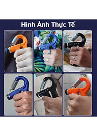 Kìm Bóp Tay ECO Kìm Tập Lực Cơ Tay Chữ R Dụng Cụ Tập Gym Tại Nhà Điều Chỉnh Lực Từ 5 - 60kg Đếm Số Tự Động Hãng miDoctor