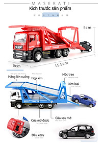 Mô Hình Xe Tải Cứu Hộ VOLVO 150 Dài Chuyên Dụng dạng thớt kim loại ô tô  giao thông đồ chơi trẻ em quà tặng o to RC mini  Đại Việt Hobby