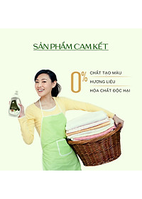Nước giặt xả hữu cơ Bồ Hòn Ecocare tinh dầu Hoa Bưởi  2000ml