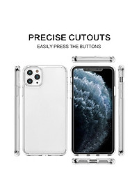Ốp lưng chống sốc trong suốt cho Phone 13 6.1 inch hiệu Likgus Crashproof giúp chống chịu mọi va đập - hàng nhập khẩu