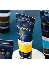 Màu Acrylic Tuýp 75ml Đủ Màu Finenolo Cao Cấp Deli - Tô Đất Sét, Đất Nặn Tự Khô, Vẽ Túi Vải Tote, Quần Áo DIY, Giày, Tranh Tường, Đa Chất Liệu, Tươi Sáng, Nhanh Khô - EC75