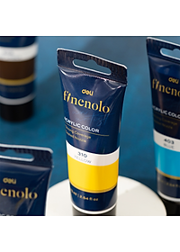 Màu Acrylic Tuýp 75ml Đủ Màu Finenolo Cao Cấp Deli - Tô Đất Sét, Đất Nặn Tự Khô, Vẽ Túi Vải Tote, Quần Áo DIY, Giày, Tranh Tường, Đa Chất Liệu, Tươi Sáng, Nhanh Khô - EC75