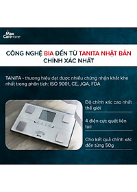  Cân điện tử kết nối điện thoại thông minh, phân tích 10 chỉ số cơ thể Tanita BC-402 Nhật Bản