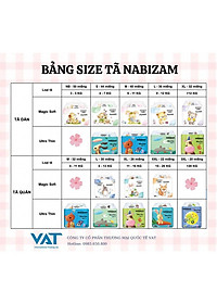 COMBO 4 Tã/Bỉm Quần Nabizam Ultra Thin Nội Địa Hàn Cao Cấp Mỏng Nhẹ Phù Hợp Cho Ban Đêm Size L Từ 8-13kg, 30 Miếng/Bịch