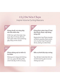 Mascara Chuốt Dày Mi Định Hình Mi Tốt Mude Inspire Volume Curling Mascara (8ml)