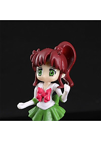 Bộ 6 đồ chơi mô hình Thủy Thủ Mặt Trăng Sailor Moon cao 7 cm (tặng kèm chân đế)
