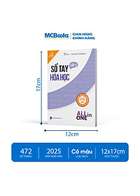 Sách - Sổ tay hóa học cấp 3 - All in one