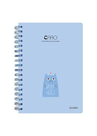 SỔ KLONG CARO LÒ XO KÉP B5 - 200 TRANG; MS: 297