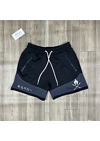 Quần đùi nam tập gym DO GYM SHOP quần ống rộng chất thun poly thoáng mát khi chơi thể thao