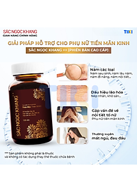 Bộ đôi trong uống - ngoài thoa Sắc Ngọc Khang: Sắc Ngọc Khang ++ (60 viên) + Kem dưỡng da ban đêm 10g