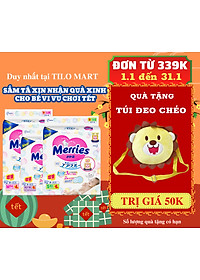 Combo 2 Tã/bỉm dán Merries size S - 82 + 6 miếng (Cho bé 4-8kg)