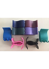 KẸP GẤP TÓC 5 RĂNG NHÁM NHIỀU MÀU GIAO MÀU NGẪU NHIÊN