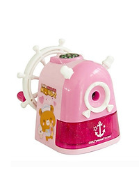 Gọt Bút Chì Quay Tay - Hình Bánh Lái Tầu - 0665 - Màu Hồng