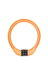 Khoá đa năng xe đạp xe máy 4 số chống trộm Khóa Số Xe Đạp 4 Số Mật Mã Vỏ PVC Bọc Lõi Thép (dạng tròn cứng) (mật khẩu mặc định 0000) 