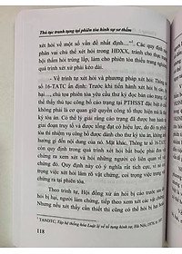 Thủ tục tranh tụng tại phiên toà hình sự sơ thẩm (tái bản lần thứ nhất)