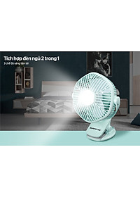Quạt sạc mini SUNHOUSE SHD7111 - Hàng chính hãng