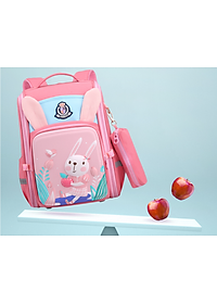 Balo học sinh cấp 1và 2 siêu nhẹ chống gù chống nước cao cấp phong cách mới