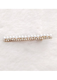 Kẹp tóc ngọc trai dạng line