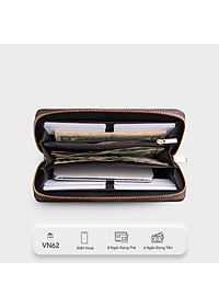 Ví Lata ( Thời trang nữ dáng cầm tay dáng dài - Ví da VN62 )