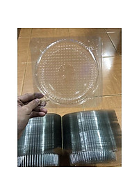 50 Hộp H26 hộp đựng bánh bông lan có nắp 16cmx7cm hộp nhựa trong bánh gato