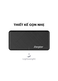 Combo Pin Energizer 10,000mAh UE10053 + Sạc nhanh Mophie 10W kèm Cáp A to Lightning 1M - HÀNG CHÍNH HÃNG